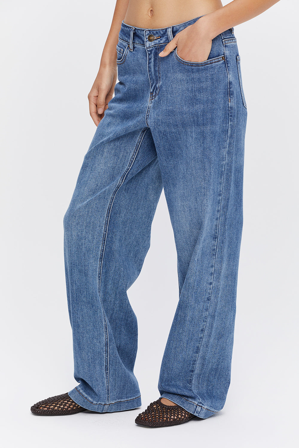 ג'ינס ג'סטין - רגל רחבה