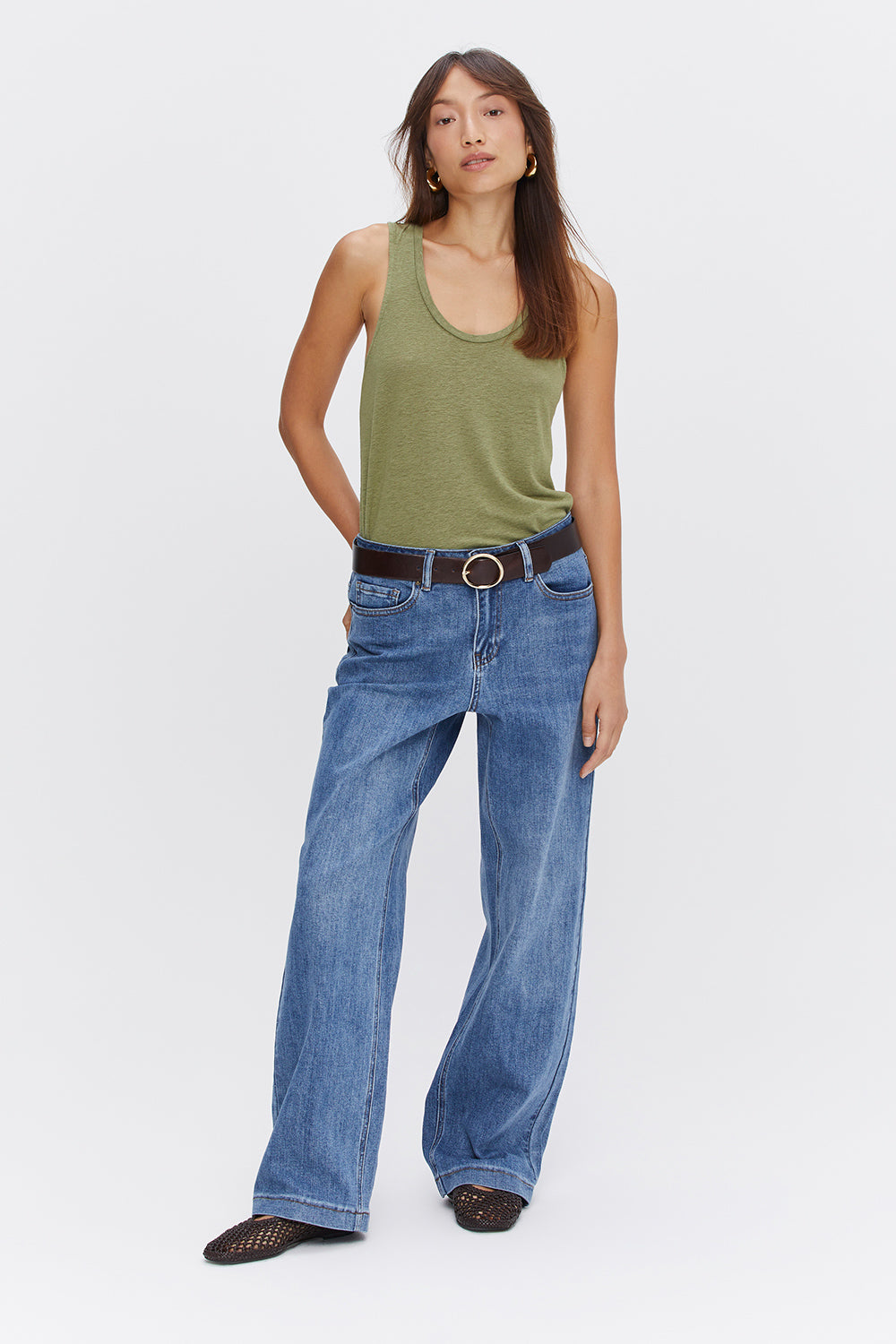 ג'ינס ג'סטין - רגל רחבה