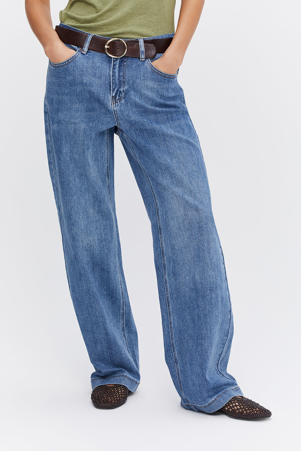 ג'ינס ג'סטין - רגל רחבה