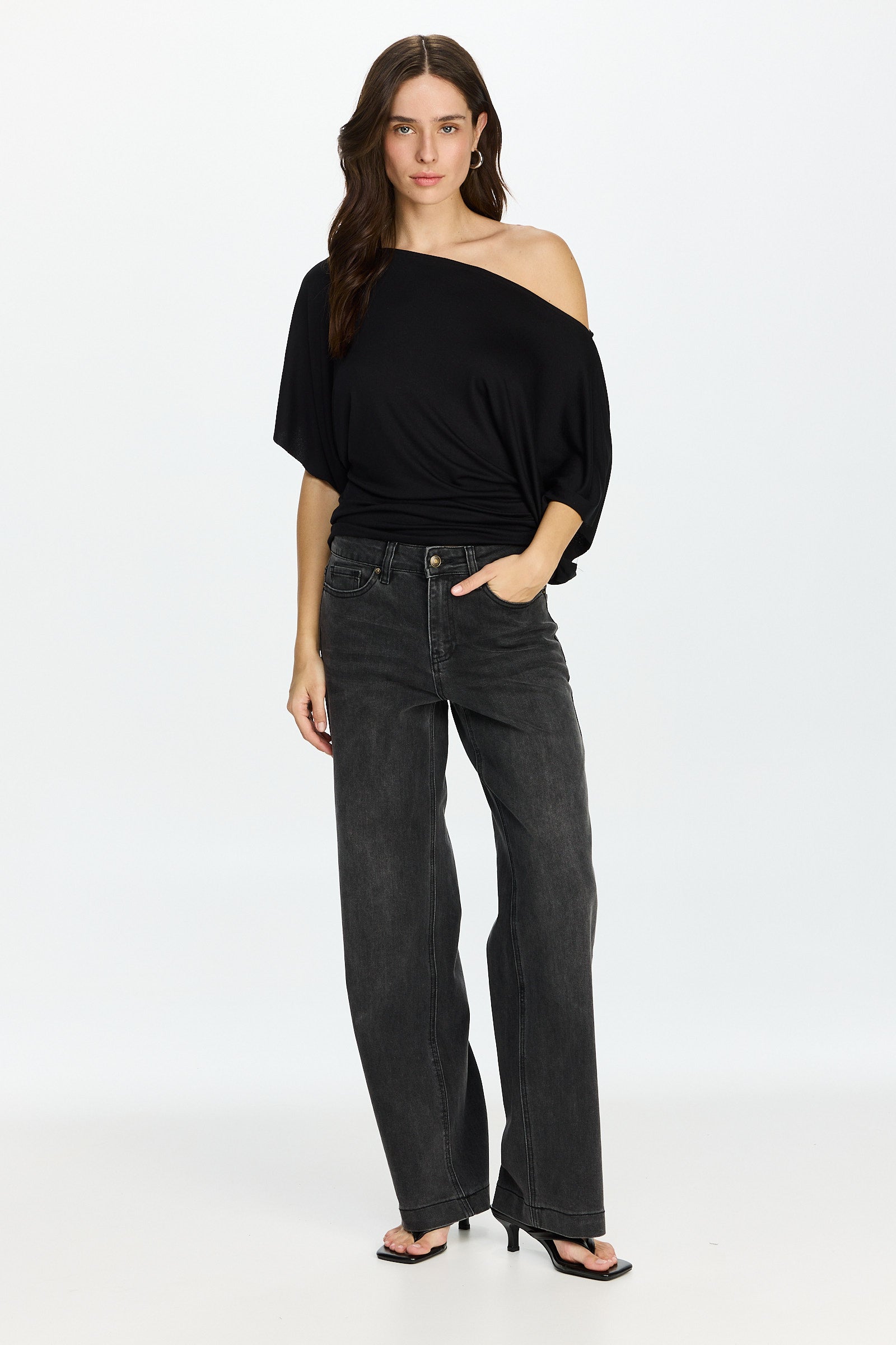 ג'ינס ג'סטין - רגל רחבה